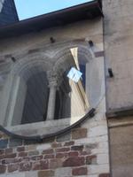 romanisches Fenster im Verbindungsbau des Palastes zur Kathedrale in Olmütz