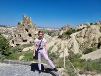 Freilichtmuseum Göreme (Reisebegleiterin Katrin)