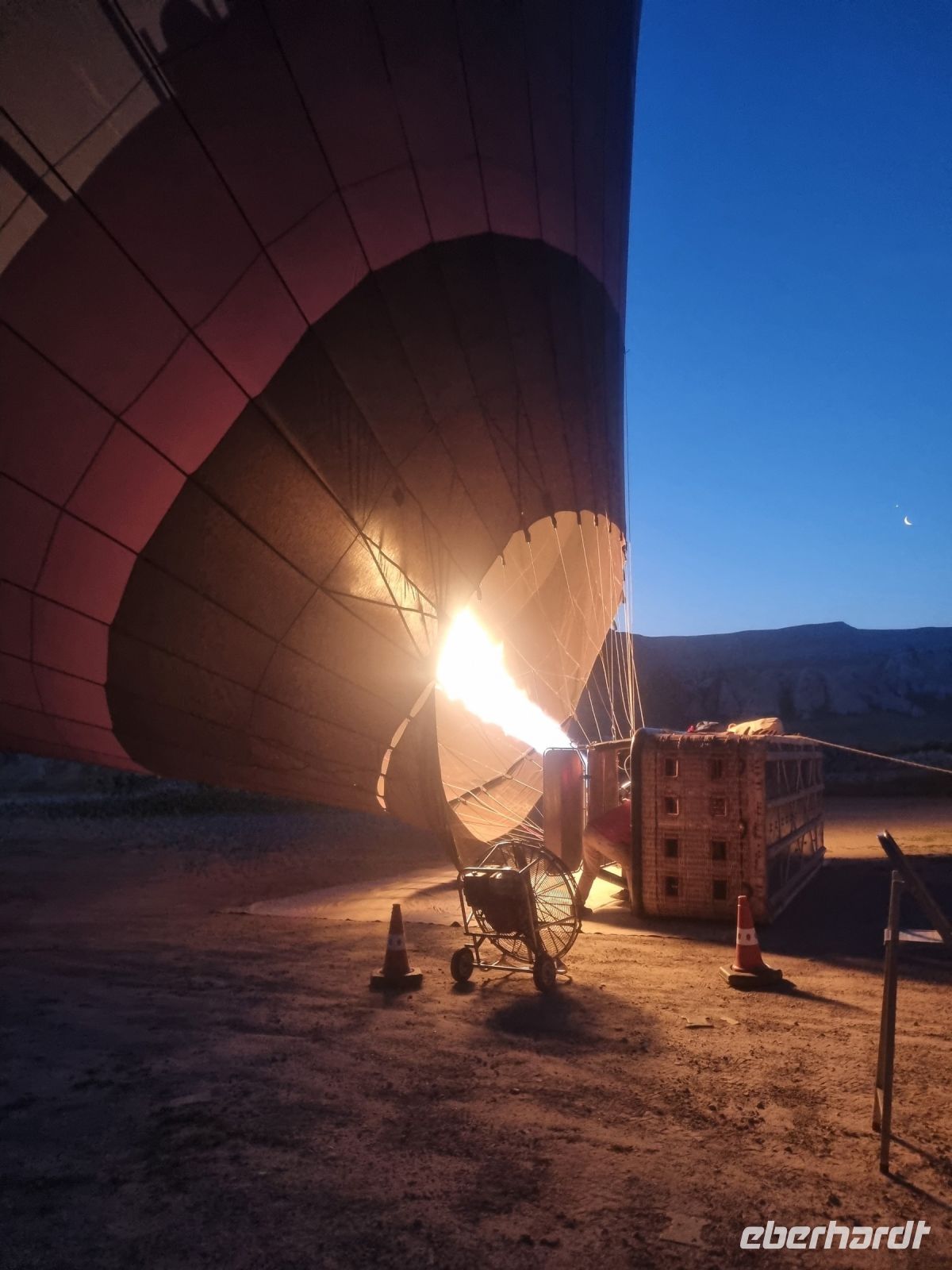 Morgendliche Ballonfahrt über Kappadokien