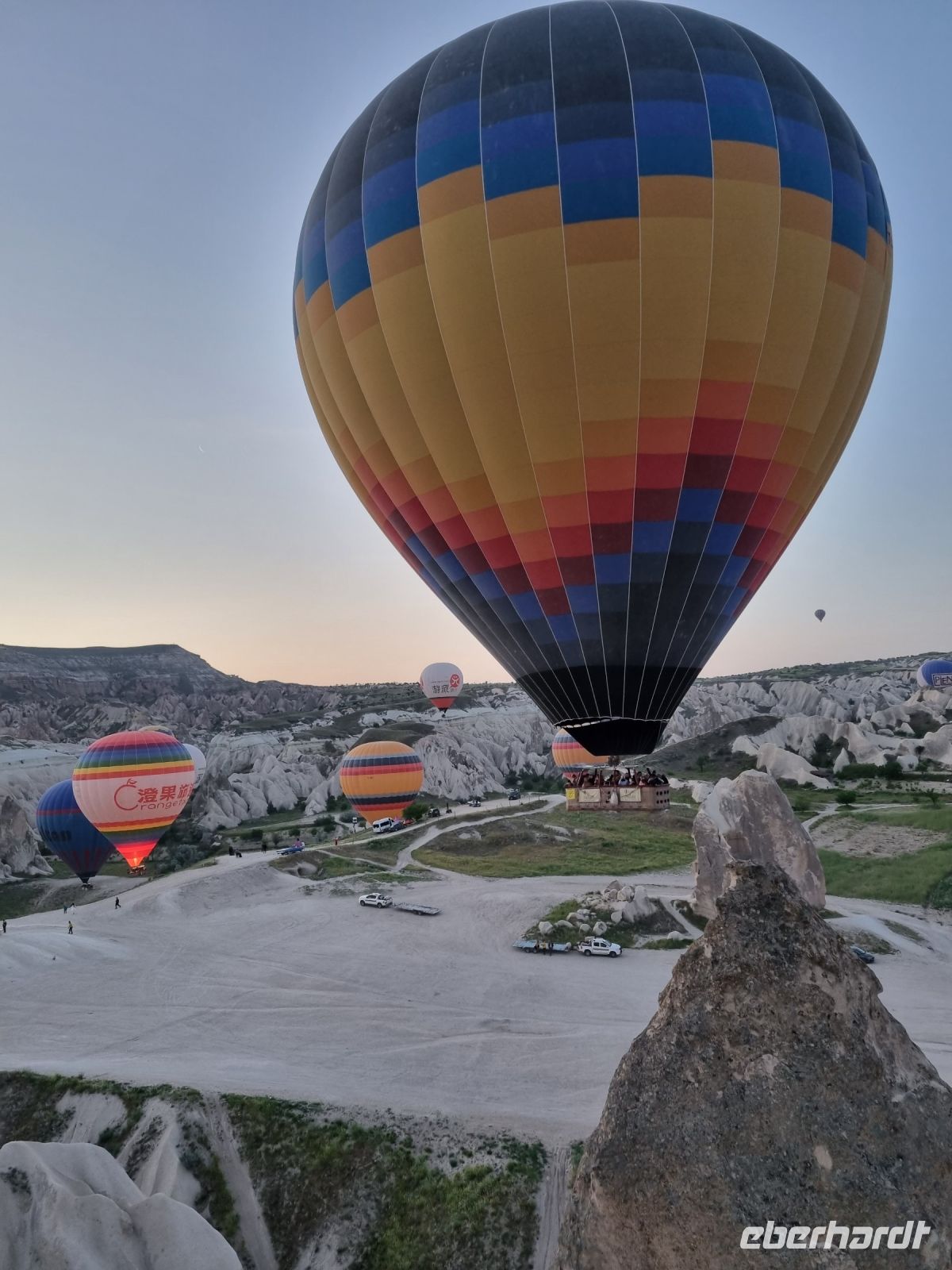 Morgendliche Ballonfahrt über Kappadokien 