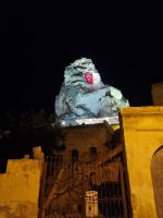 Lichterspaziergang am Abend - Burg Ortahisar