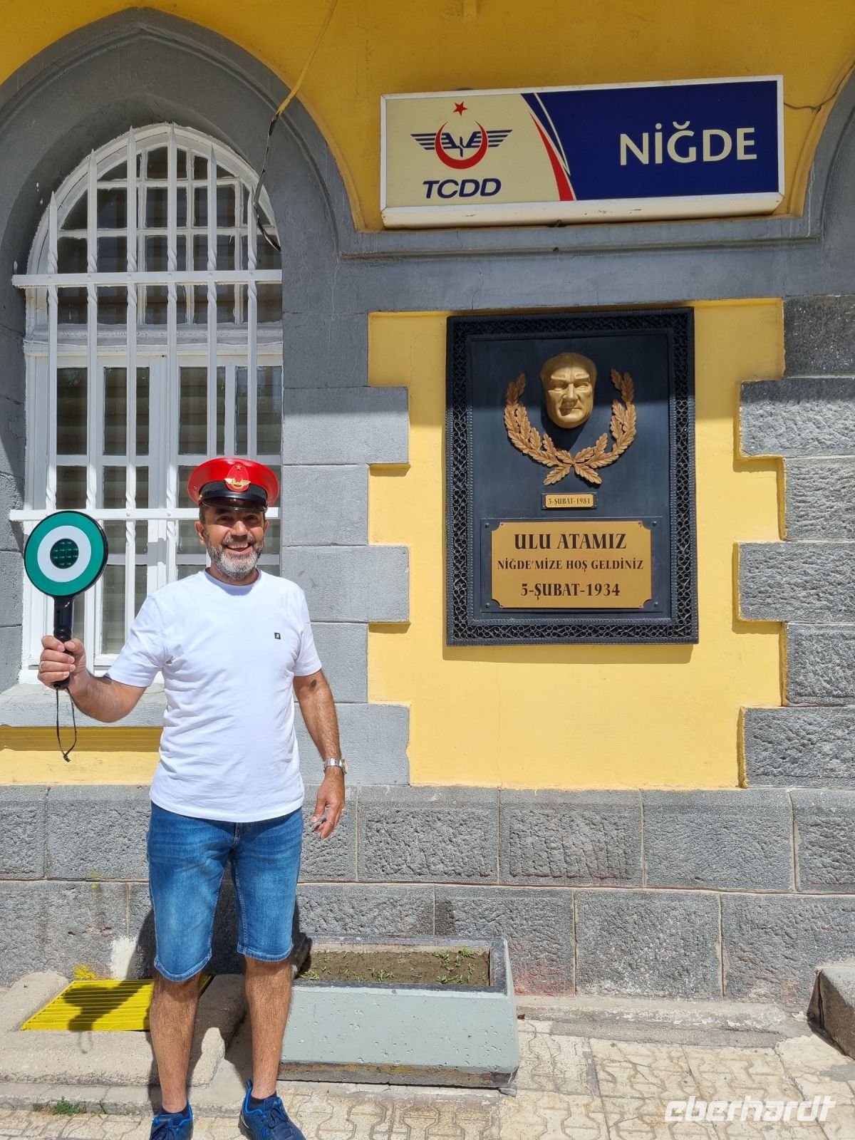 Bahnhof in Nigde (Reiseleiter Murat)