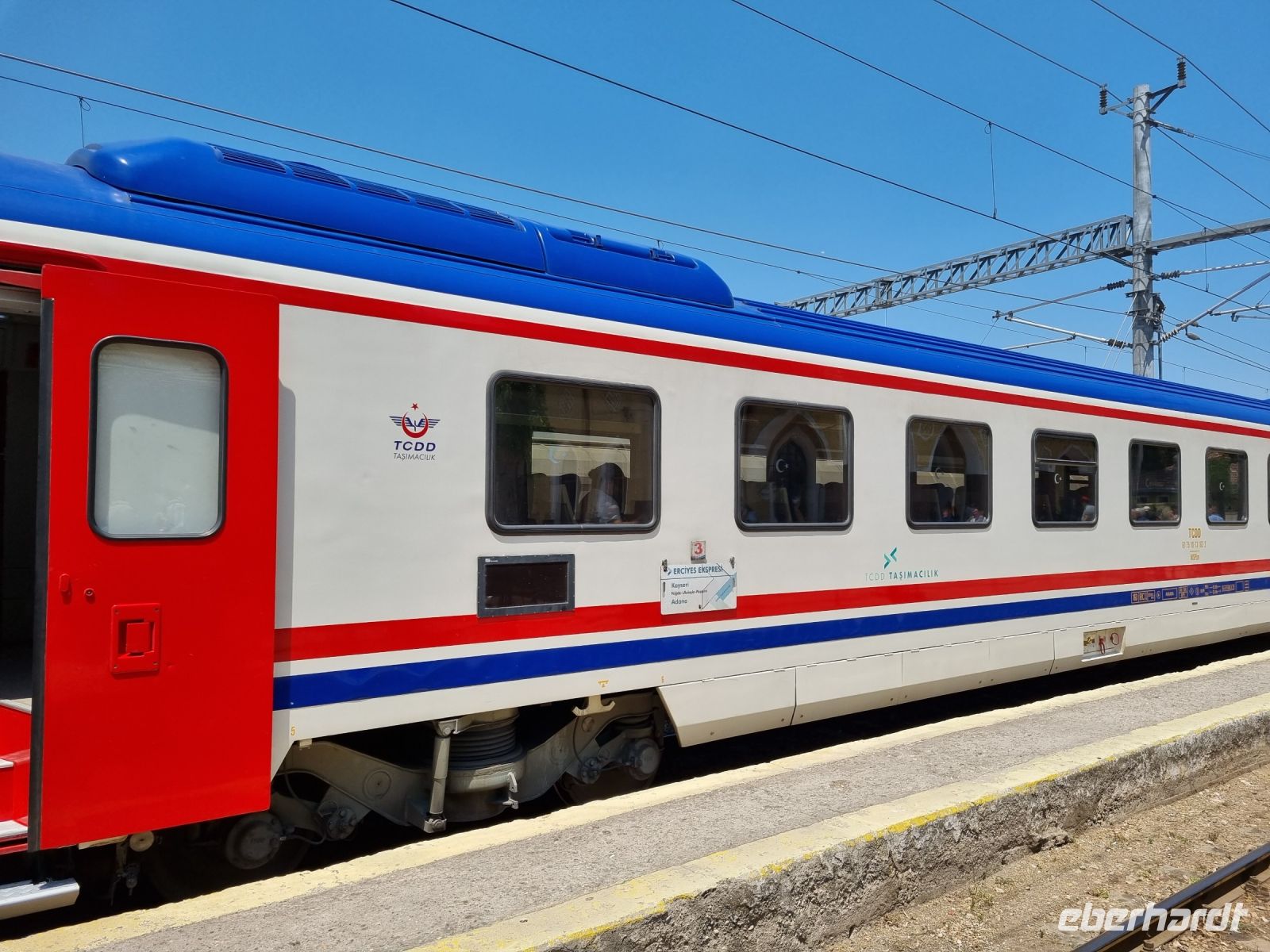 Ankunft der Bagdadbahn in Yenice...