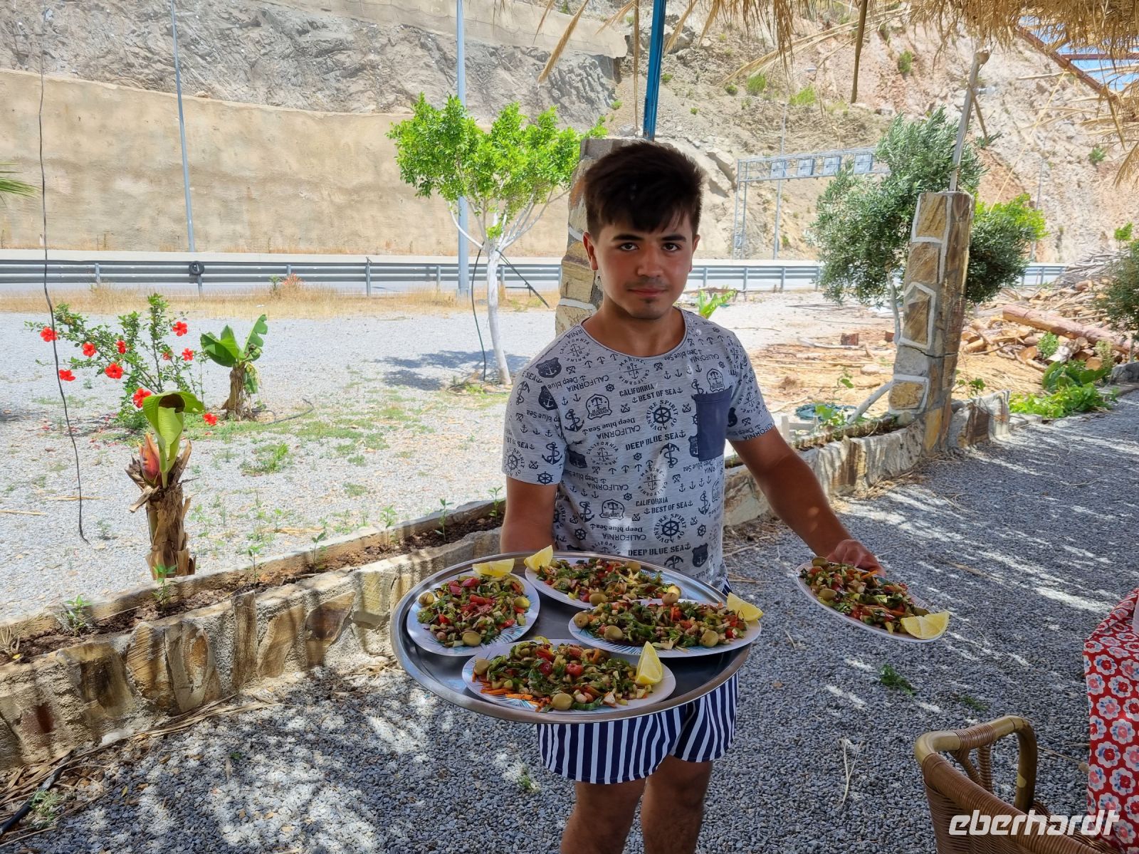 Küstenstraße zwischen Mersin und Antalya... (Mittagessen im Restaurant 