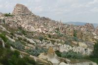 Blick vom Taubental auf Uchisar