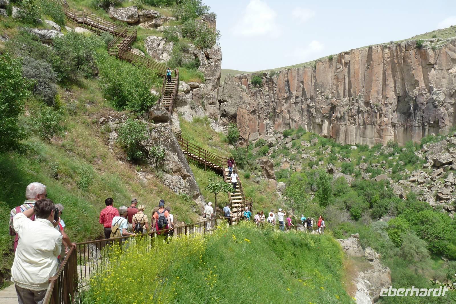 Abstieg ins Ihlara-Tal