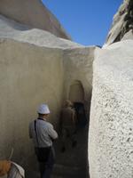 Eingang der Apfelkirche, Göreme