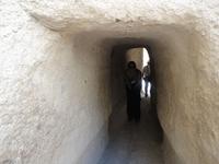 Ivonne im Apfelkirche, Göreme