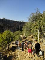auf dem Weg in die Korykische Grotten