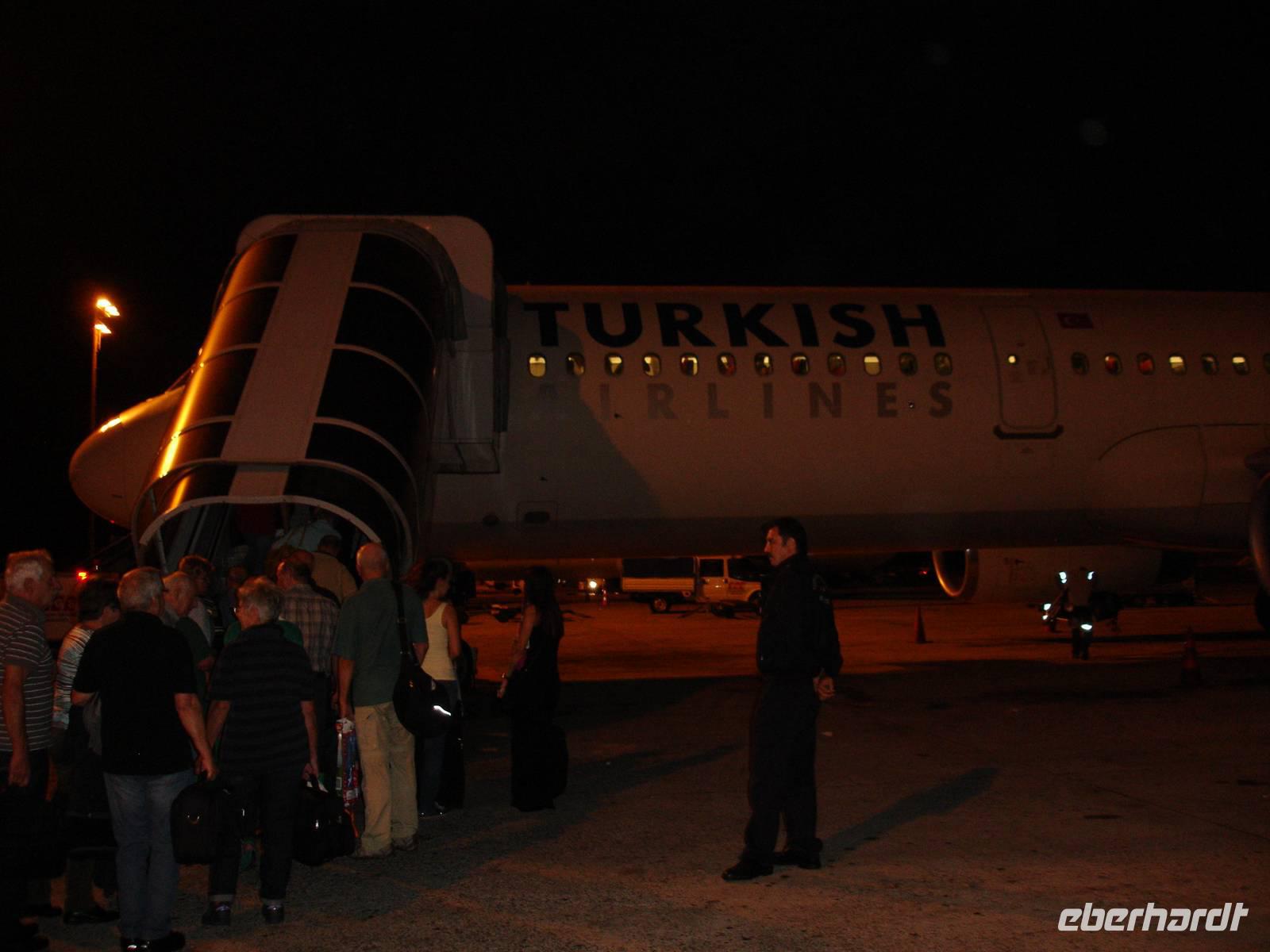Abflug von Istanbul nach Antalya