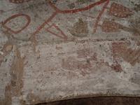 Zelve-Tal - Wandmalerei im Inneren der Weintrauben-Kirche