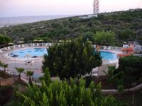 unser Hotel im Mersiner Umland - Blick auf das Meer