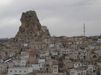 Der Burgfelsen von Ortahisar