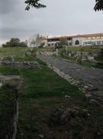 Freigelegte römische Straße