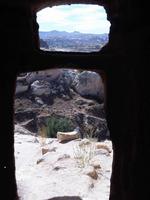 Blick über aus einer Kirche in Cavusin