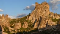 Uchisar im Abendlicht