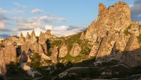 Uchisar im Abendlicht