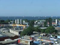 Ein erster Blick aus dem Hotel in Istanbul auf das Marmarameer