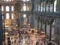 Blick von der Empore der Hagia Sophia
