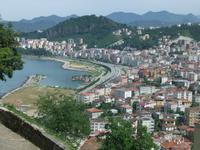 Blick von der Burg auf Giresun