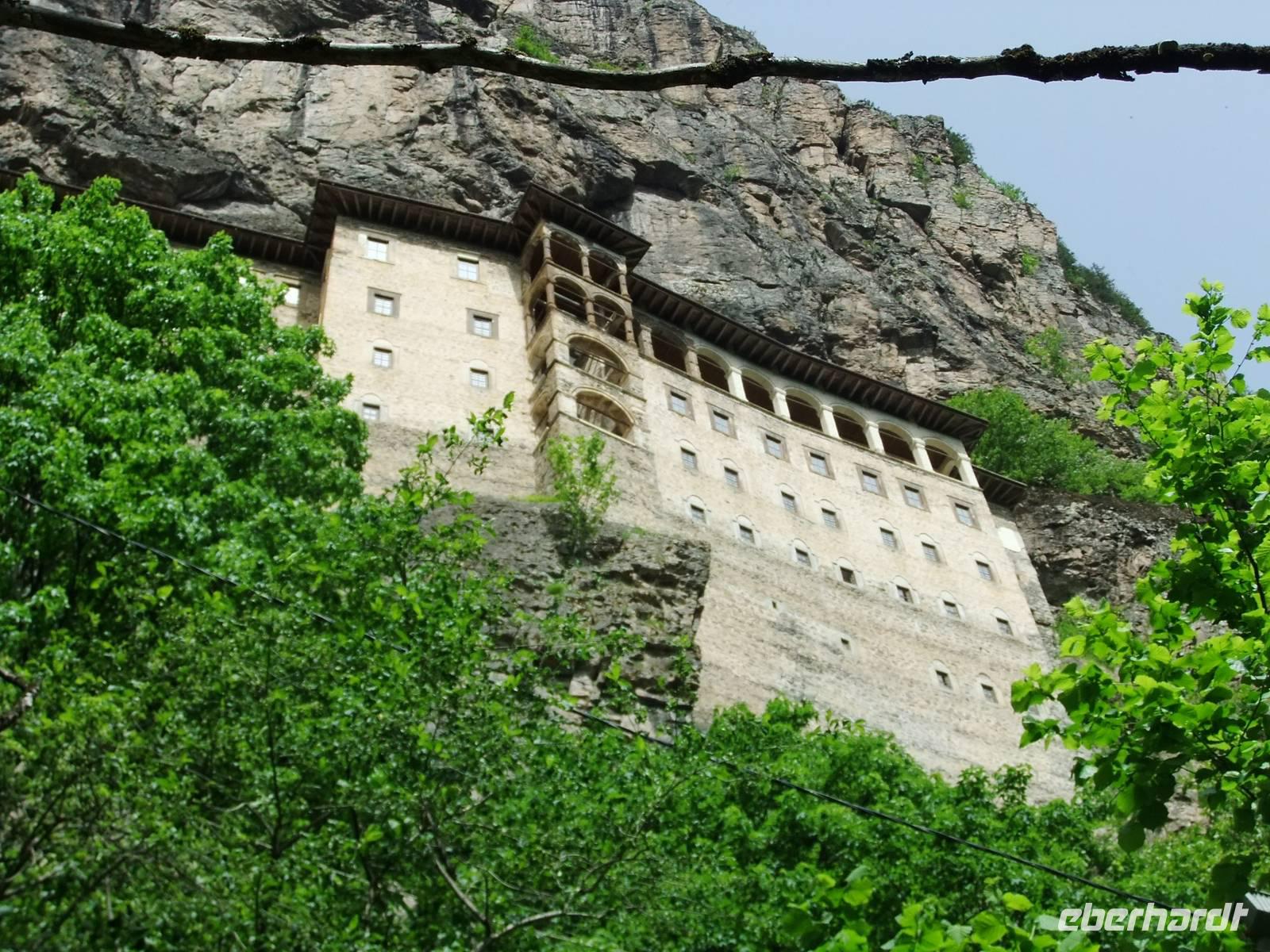Noch ein letzter Blick hinauf zum Kloster