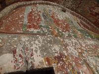 Wandmalerei in eine Höhlenkirche