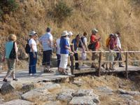 Reisegruppe in troja