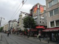 Blick in eine Straße beim Hotel