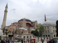 vor der Hagia Sophia