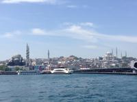 entlang der europäischen Seite