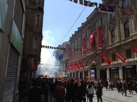 Blick in die Fußgägerzone am Taxim-Platz