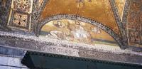 Hagia Sophia - Christliches Mosaik im Eingangsbereich