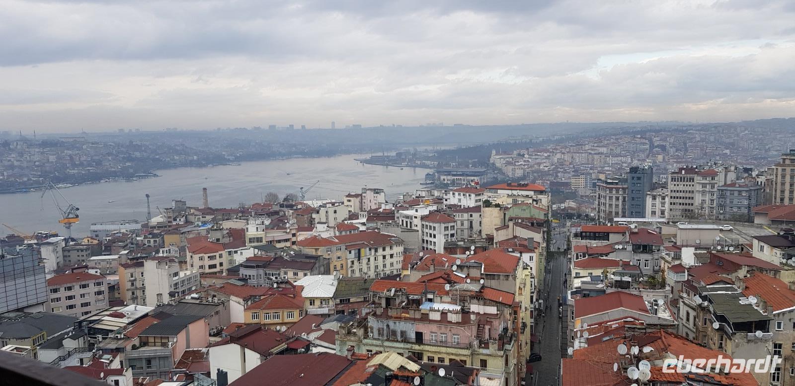 Blick von der Galerie des Galata Turms 