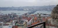 Blick von der Galerie des Galata Turms auf die Altstadt 