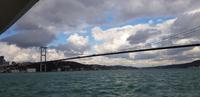 Erste Brücke über den Bosporus