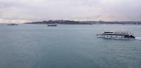 Reger Schiffsverkehr auf der Einfahrt zum Bosporus