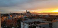 Die Hagia Sophia bei Sonnenaufgang