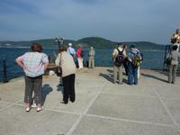 Warten auf den Dampfer