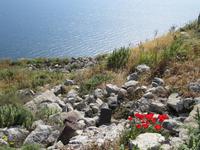 Santorin, Blick von AkrotÃ­ri &ndash; &copy; Helen Krippner (Eberhardt TRAVEL)