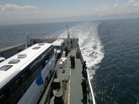 Mit der Fähre fuhren wir Richtung Istanbul.