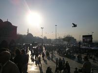 Platz vor dem ägyptischen Bazar