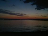 Ende des traumhaften Sonnenuntergangs