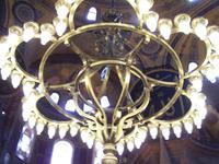 Kronleuchter in der Hagia Sophia