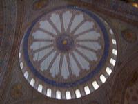 Im Inneren der Blauen Moschee