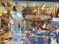 Musikinstrumente Geschäft im Pera Viertel - Istanbul, Türkei