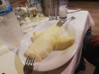 Die süßeste weisse Melone, die wir jemals gegessen haben, „Fischer Port“ Istanbul, Türkei