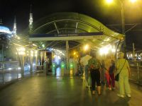 Eingang zu Strassebnbahn - Istanbul, Türkei