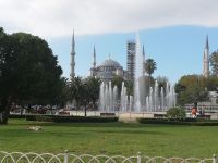 Blick auf die Blaue Moschee - Istanbul, Türkei