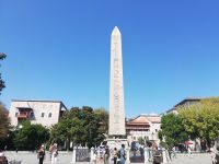 Hippodrom, oder Sultan-Ahmed-Platz - Ägyptischer Obelisk, Instanbul, Türkei