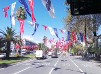 Auf dem Weg zum Flughafen, Istanbul, Türkei